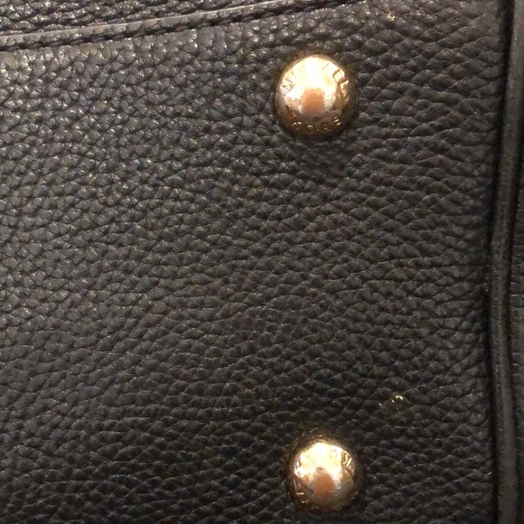 MICHAEL KORS Tumbled Black Leather Crossbody Satchel - Picture 14 of 17